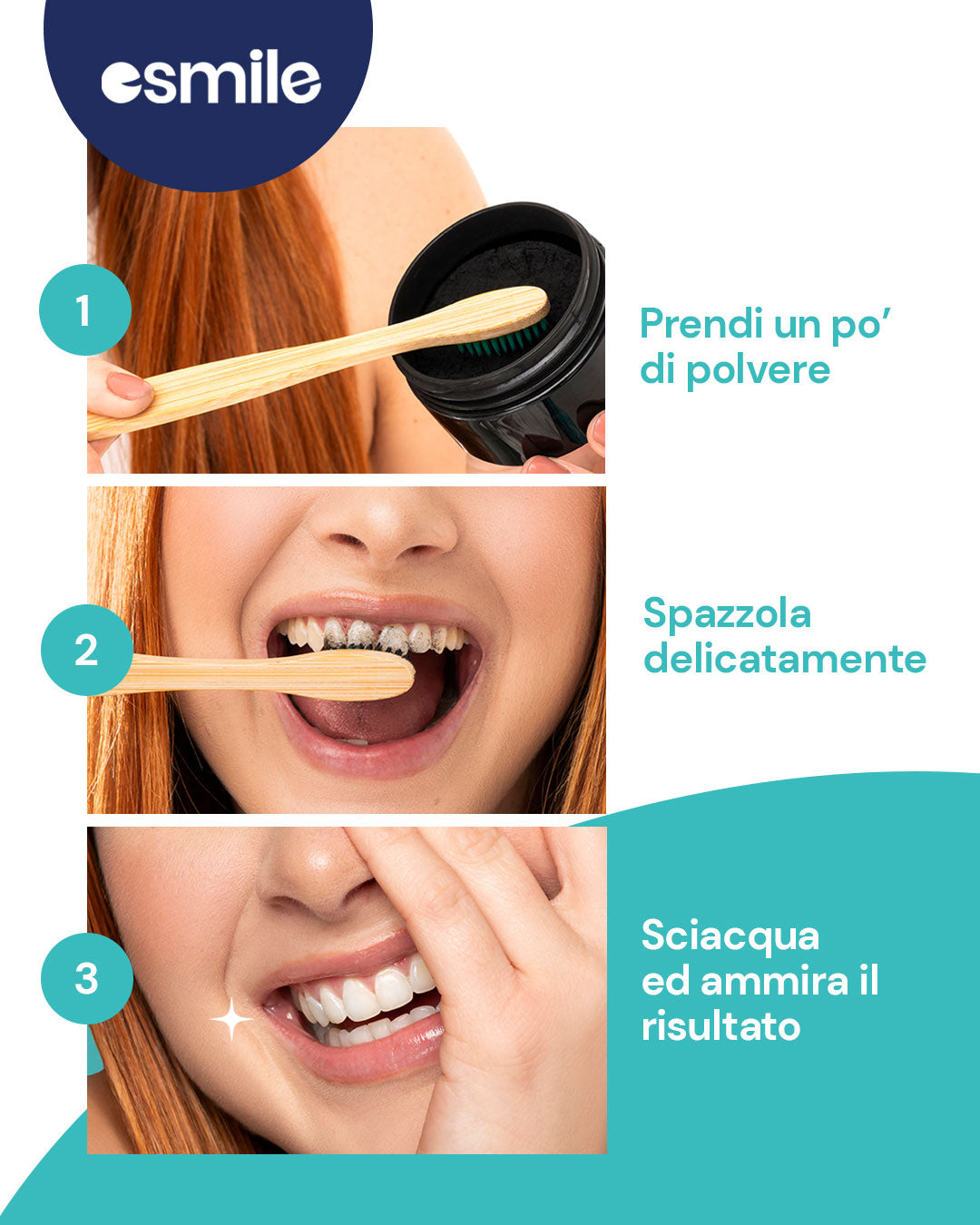 Polvere Sbiancante al Carbone Attivo 30g